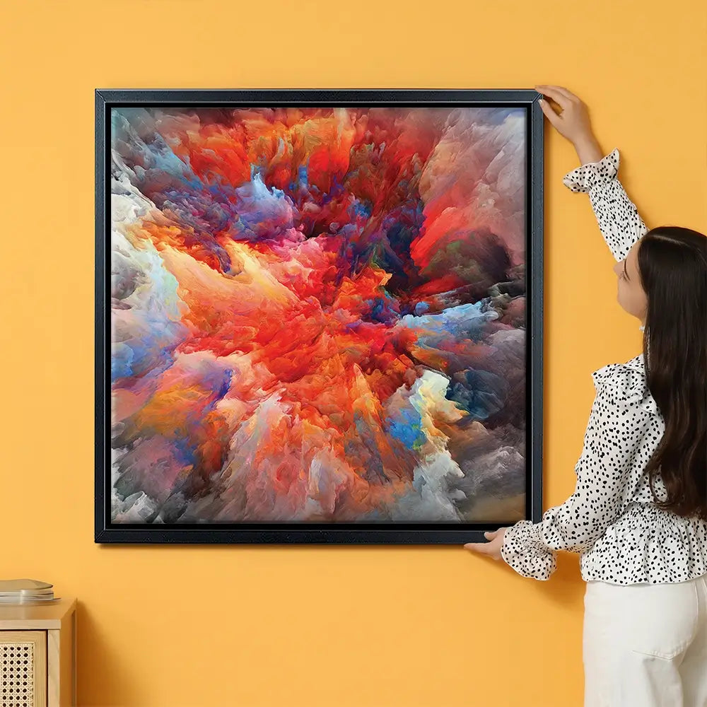 Colourful Explosion Oversized Canvas Print Colourful Explosion Oversized Canvas Print wall art product Art Print Shop