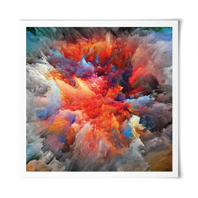 Colourful Explosion Square Art Print Colourful Explosion Square Art Print wall art product agsandrew / Shutterstock