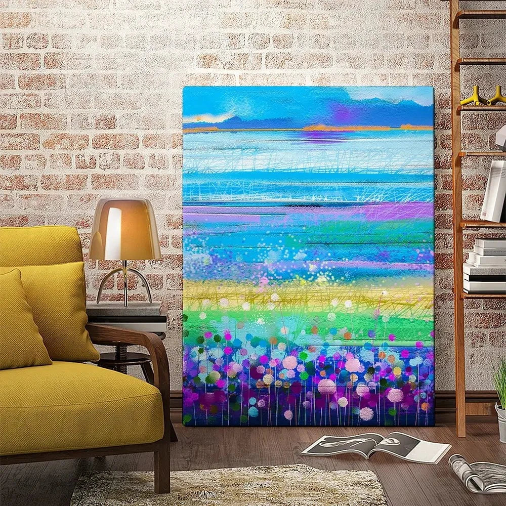 Colourful Floral Portrait Canvas Print Colourful Floral Portrait Canvas Print wall art product pluie_r / Shutterstock