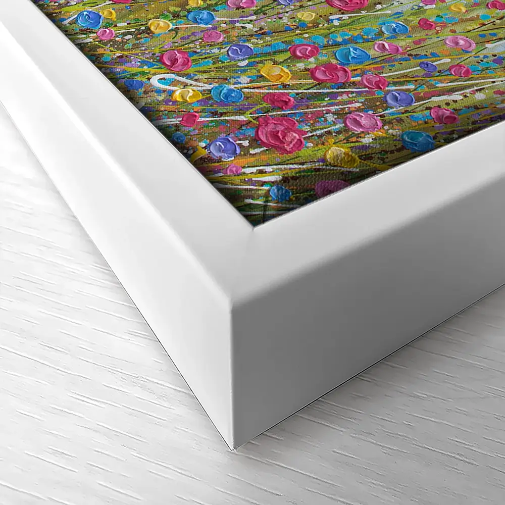 Colourful Flower Meadow Canvas Print Colourful Flower Meadow Canvas Print wall art product Olga Tkachyk