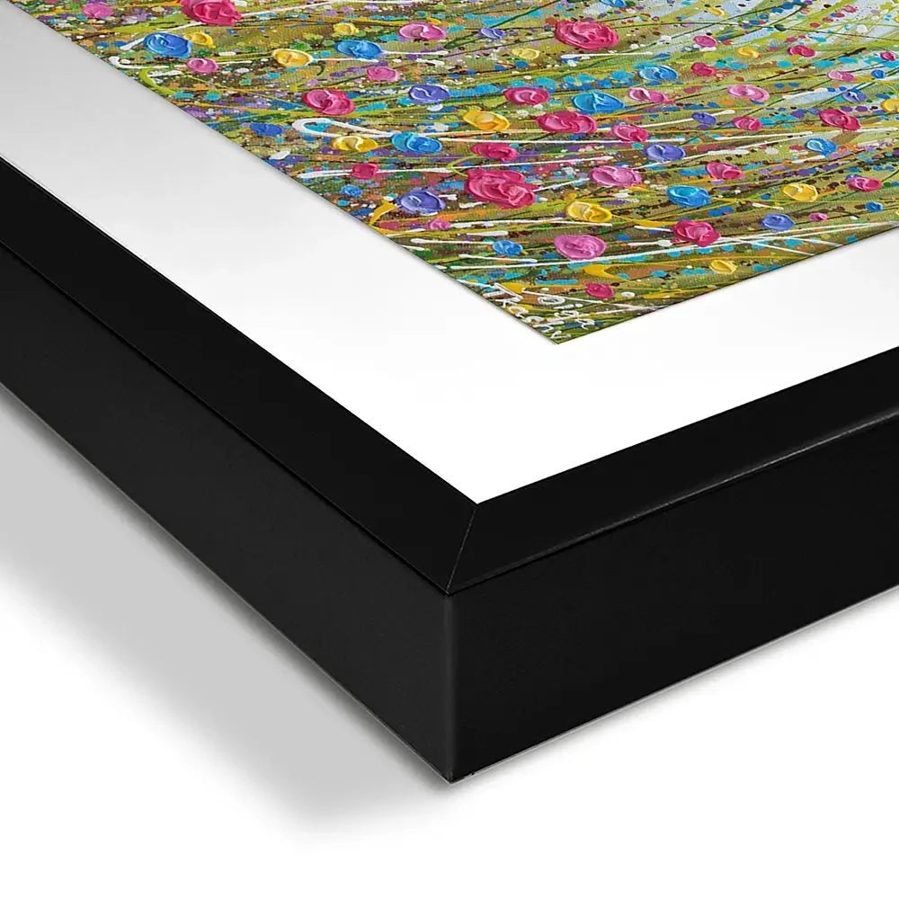 Colourful Flower Meadow Framed Art Print Colourful Flower Meadow Framed Art Print wall art product Olga Tkachyk