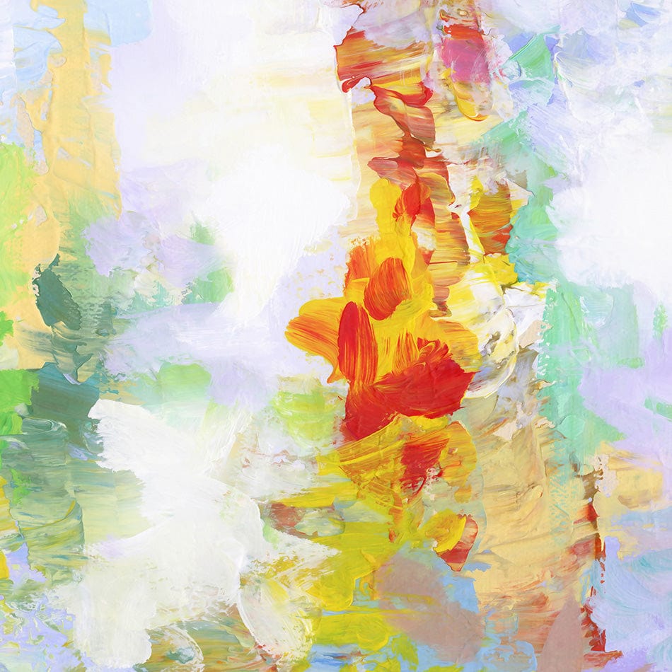 Colourful Forest By The Lake Art Print wall art product Leon Devenice