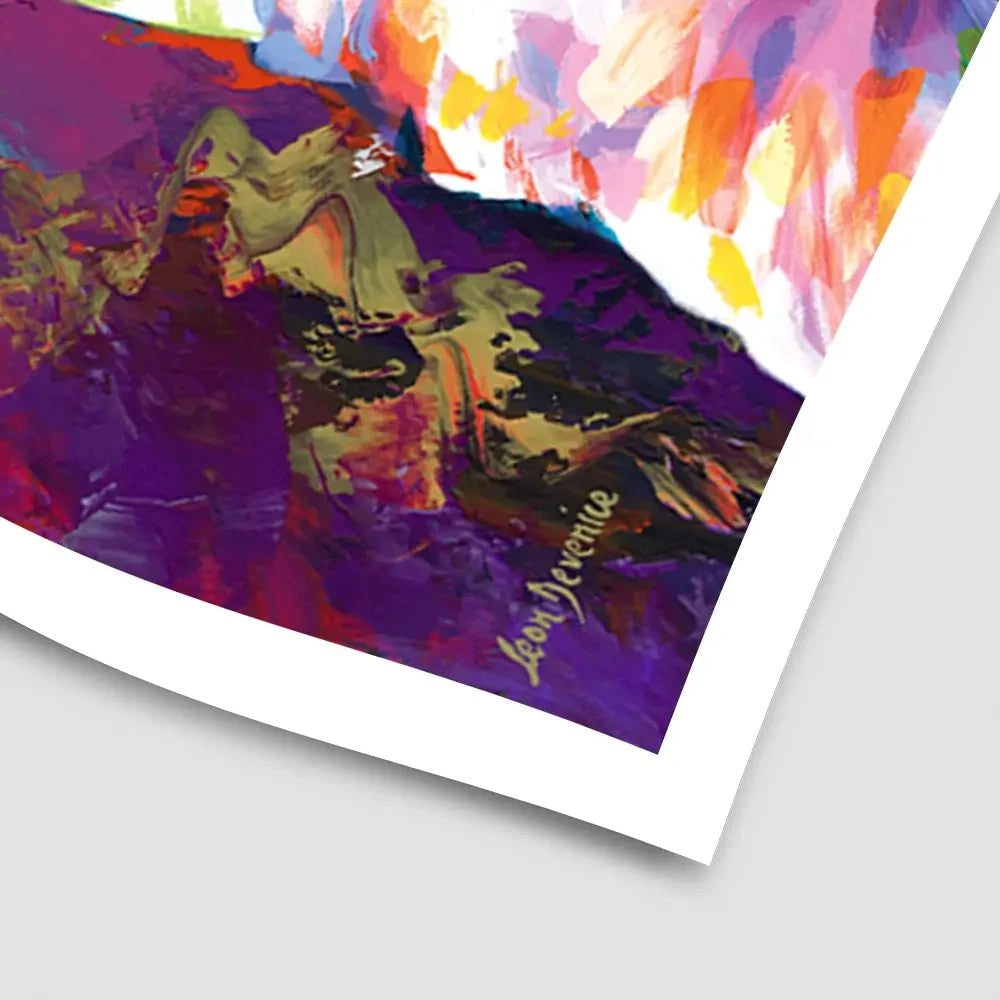 Colourful Freddie Mercury Art Print Colourful Freddie Mercury Art Print wall art product Leon Devenice