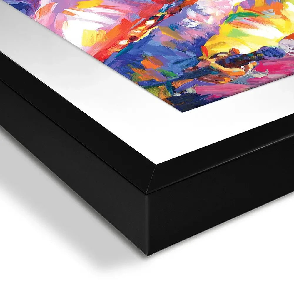 Colourful Freddie Mercury Framed Art Print Colourful Freddie Mercury Framed Art Print wall art product Leon Devenice