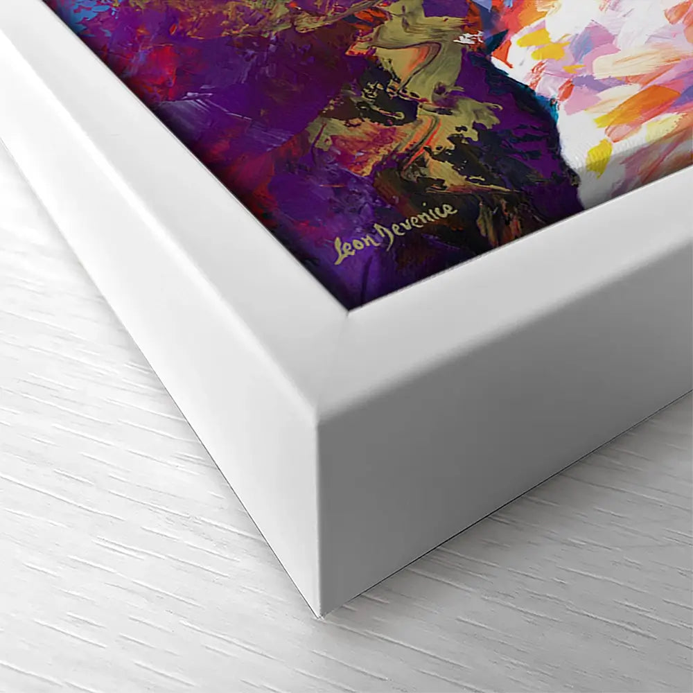 Colourful Freddie Mercury Oversized Canvas Print Colourful Freddie Mercury Oversized Canvas Print wall art product Leon Devenice