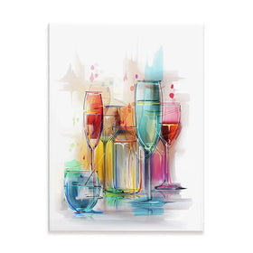 Colourful Glasses Canvas Print Colourful Glasses Canvas Print wall art product Teni / Shutterstock