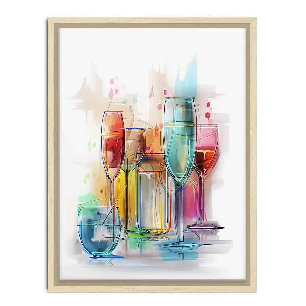 Colourful Glasses Canvas Print Colourful Glasses Canvas Print wall art product Teni / Shutterstock