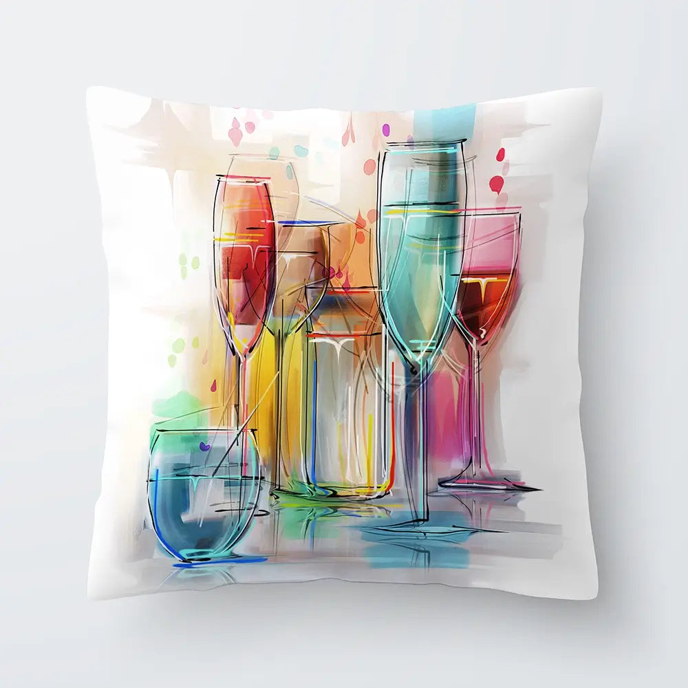 Colourful Glasses Cushion Colourful Glasses Cushion wall art product Teni / Shutterstock