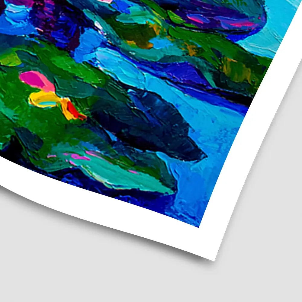 Colourful Lily Lake Art Print Colourful Lily Lake Art Print wall art product Ivailo Nikolov / Shutterstock