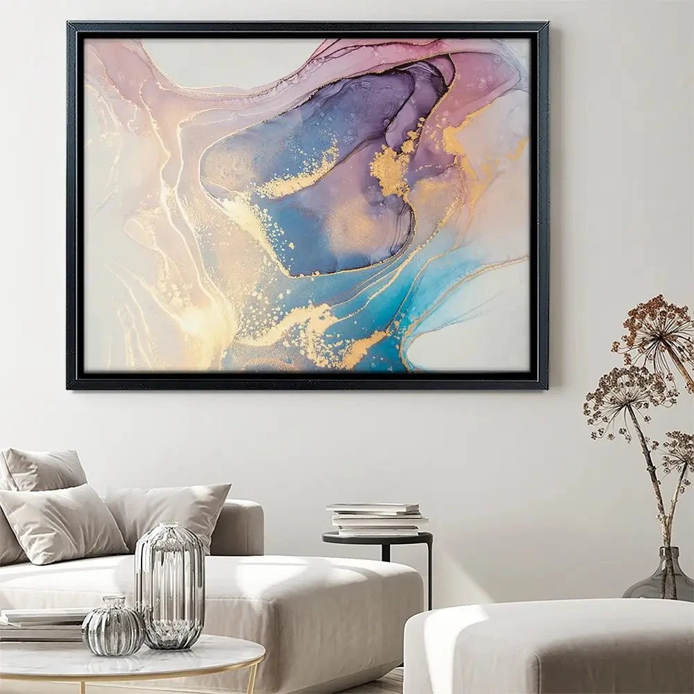 Colourful Marble Canvas Print Colourful Marble Canvas Print wall art product coldsun777 / Shutterstock