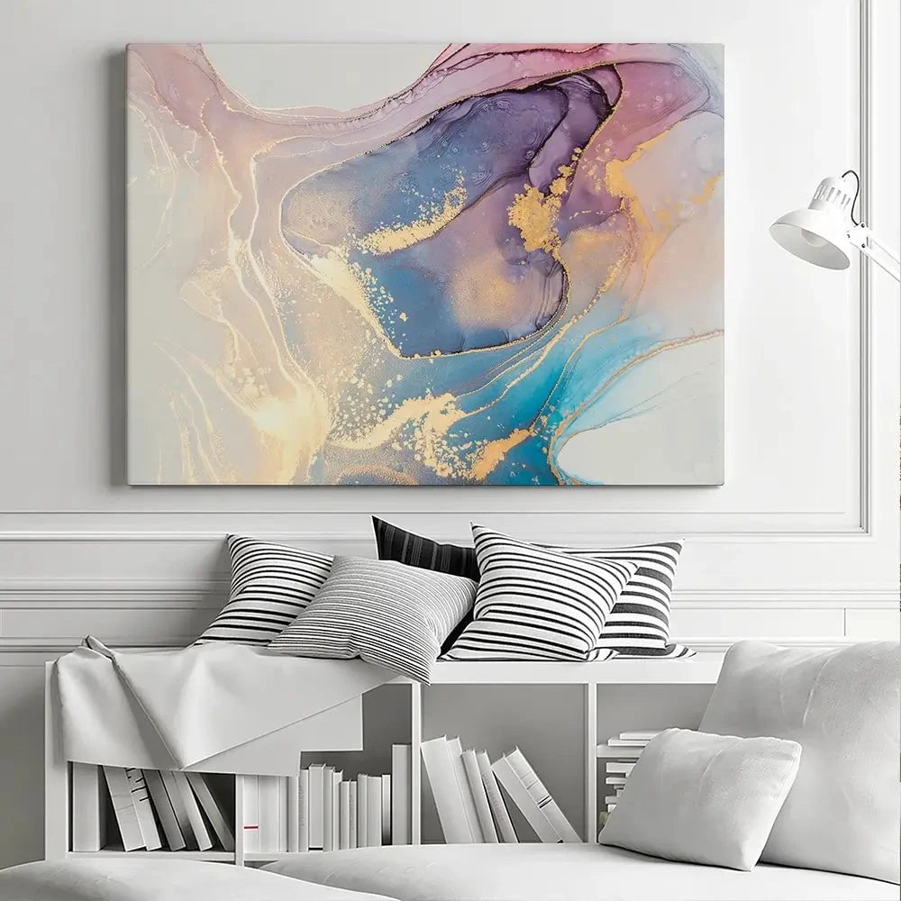 Colourful Marble Canvas Print Colourful Marble Canvas Print wall art product coldsun777 / Shutterstock