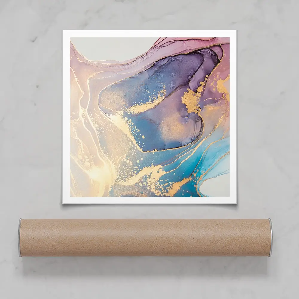 Colourful Marble Square Art Print Colourful Marble Square Art Print wall art product coldsun777 / Shutterstock