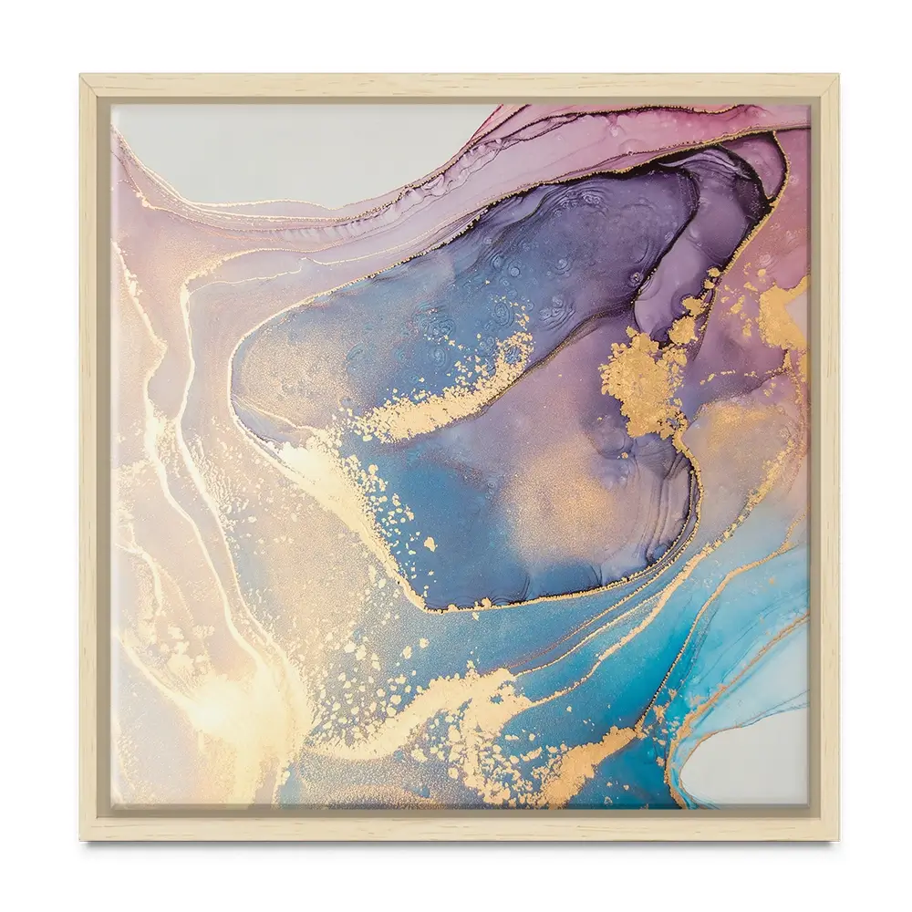 Colourful Marble Square Canvas Print Colourful Marble Square Canvas Print wall art product coldsun777 / Shutterstock