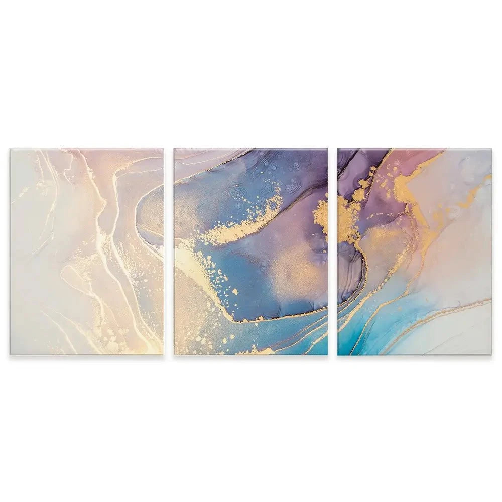Colourful Marble Trio Canvas Print Colourful Marble Trio Canvas Print wall art product coldsun777 / Shutterstock