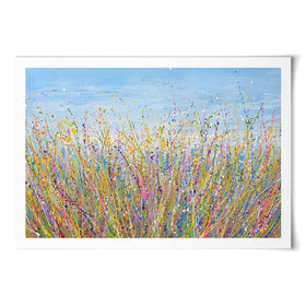 Colourful Meadow Art Print Colourful Meadow Art Print wall art product Olga Tkachyk