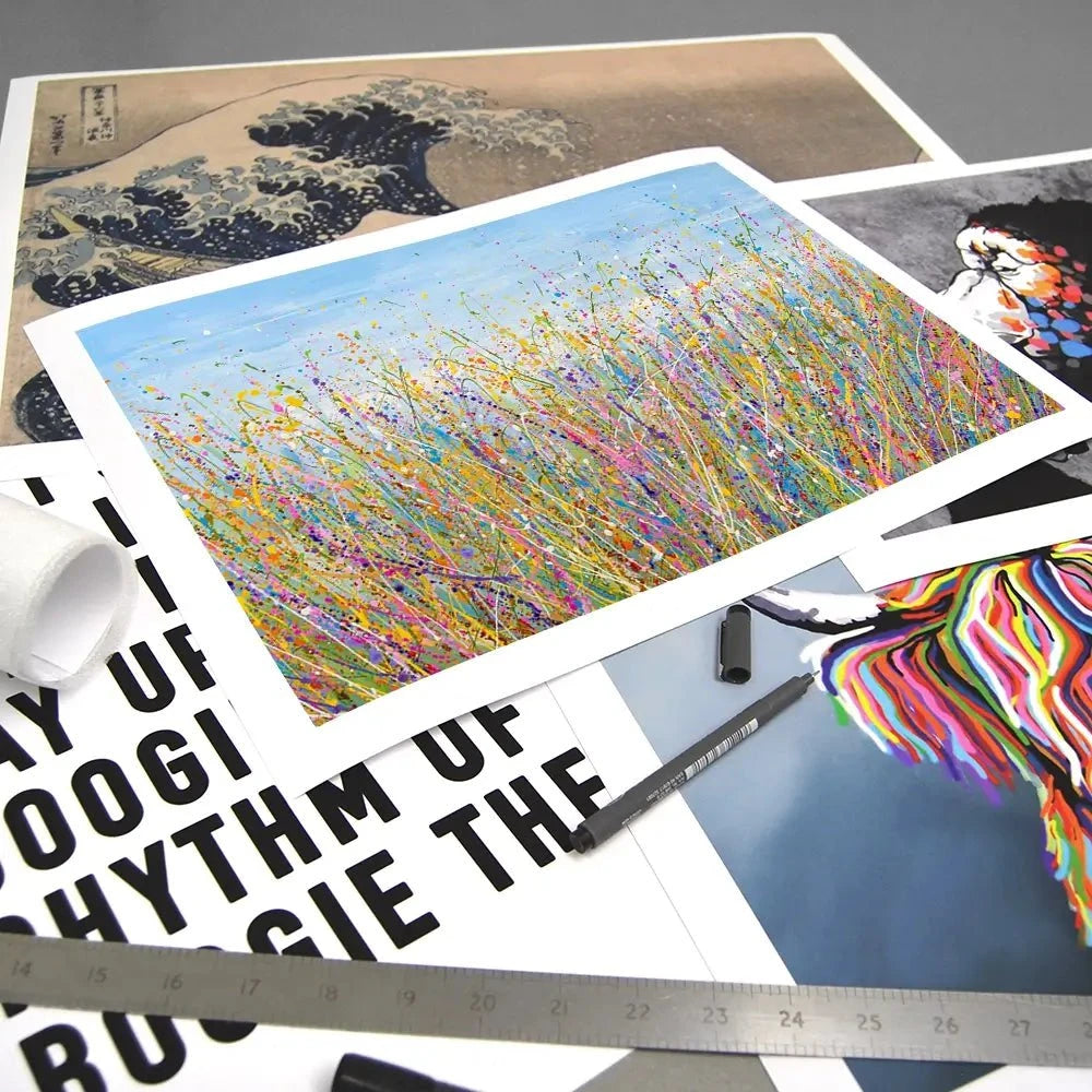 Colourful Meadow Art Print Colourful Meadow Art Print wall art product Olga Tkachyk