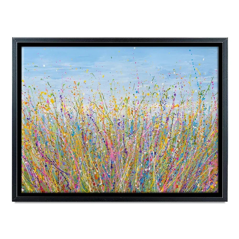 Colourful Meadow Canvas Print Colourful Meadow Canvas Print wall art product Olga Tkachyk