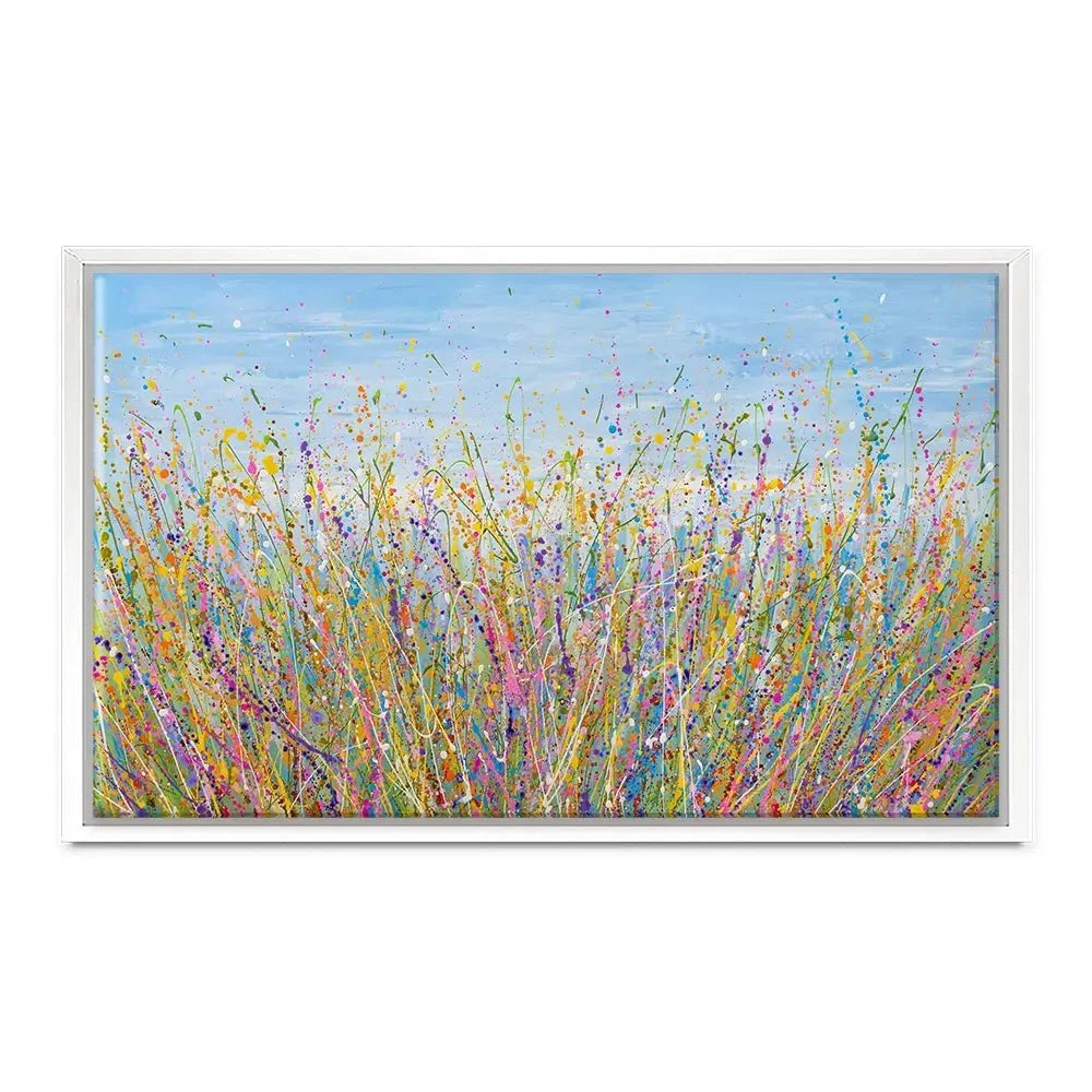 Colourful Meadow Canvas Print Colourful Meadow Canvas Print wall art product Olga Tkachyk