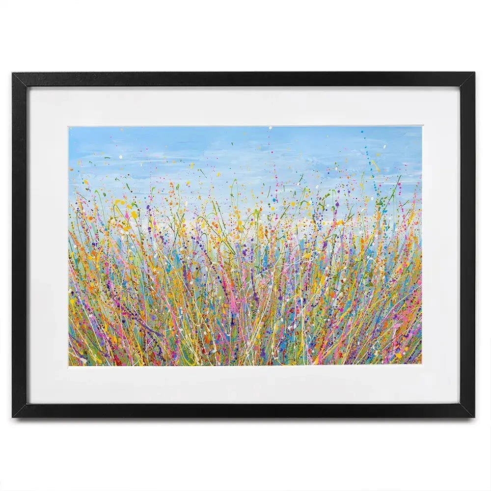 Colourful Meadow Framed Art Print Colourful Meadow Framed Art Print wall art product Olga Tkachyk