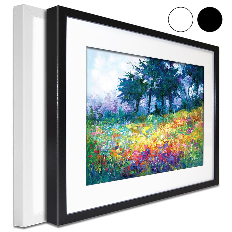 Colourful Meadow Of Wildflowers Framed Art Print wall art product Leon Devenice