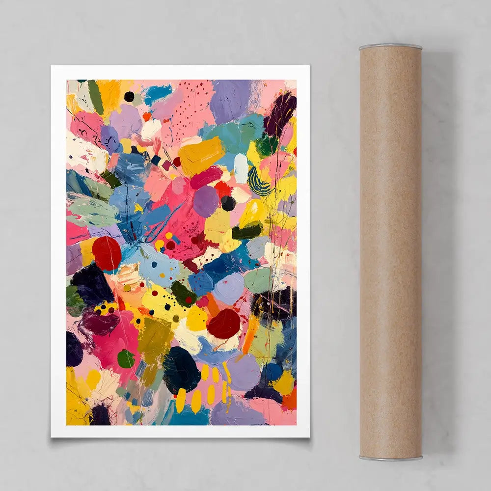 Colourful Mix Art Print Colourful Mix Art Print wall art product IAmHomeStudio