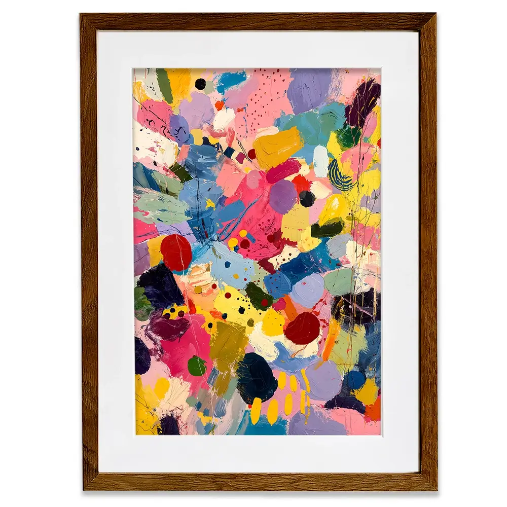 Colourful Mix Framed Art Print Colourful Mix Framed Art Print wall art product IAmHomeStudio