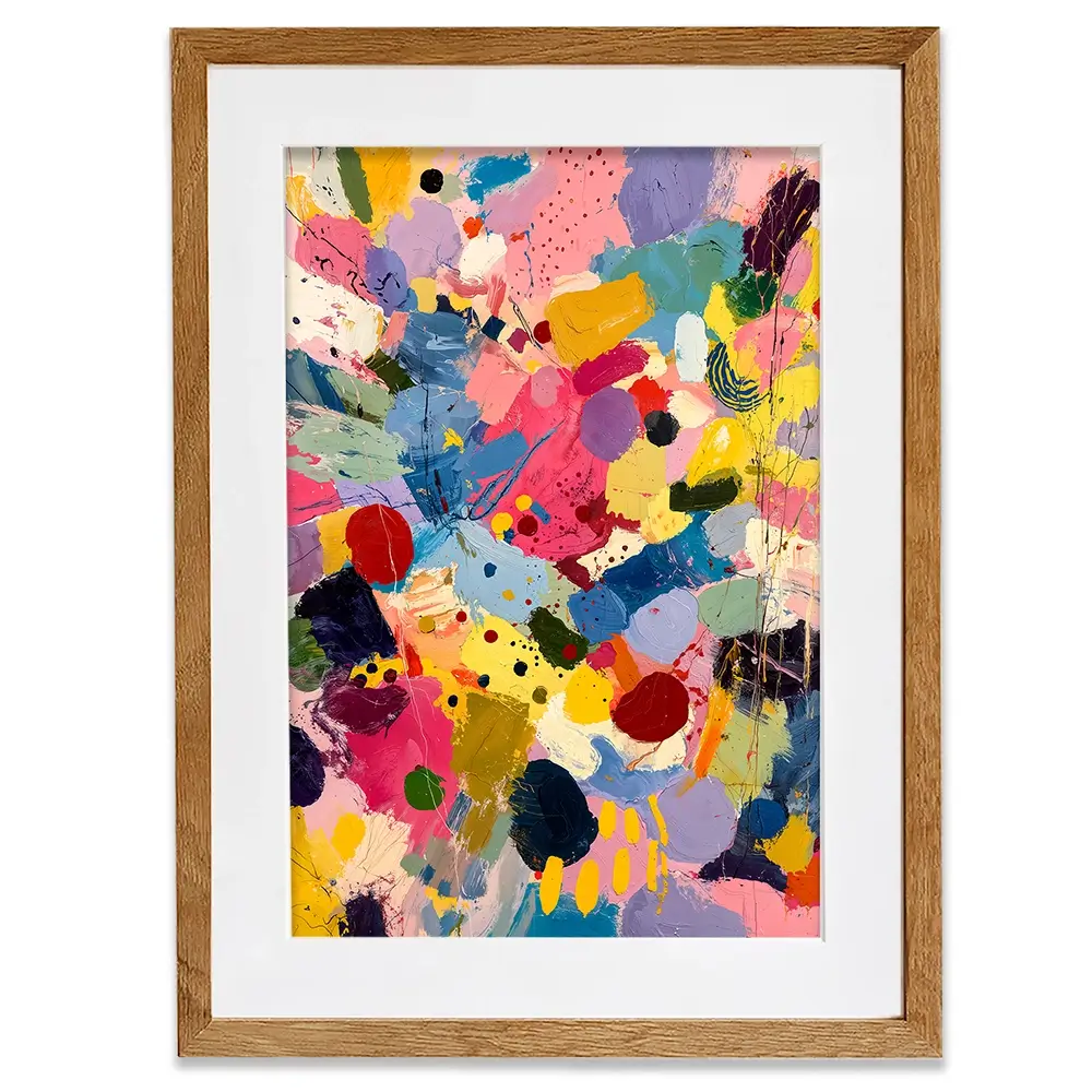 Colourful Mix Framed Art Print Colourful Mix Framed Art Print wall art product IAmHomeStudio
