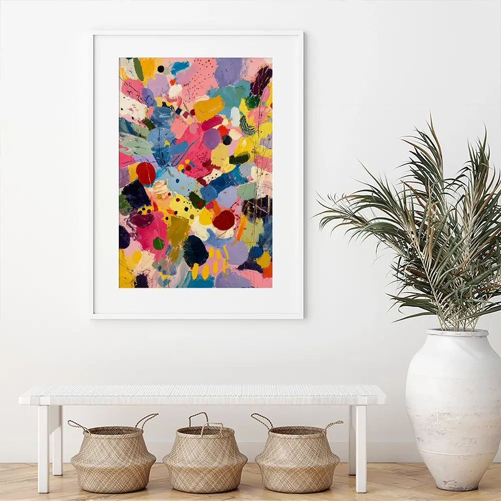 Colourful Mix Framed Art Print Colourful Mix Framed Art Print wall art product IAmHomeStudio