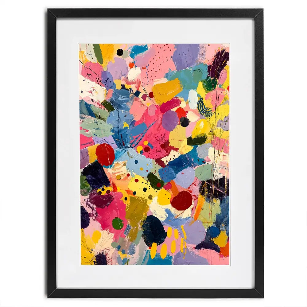 Colourful Mix Framed Art Print Colourful Mix Framed Art Print wall art product IAmHomeStudio