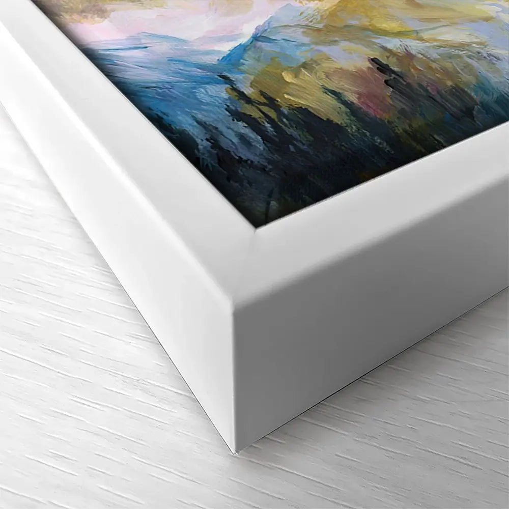 Colourful Mountain Impressions Oversized Canvas Print Colourful Mountain Impressions Oversized Canvas Print wall art product Leon Devenice
