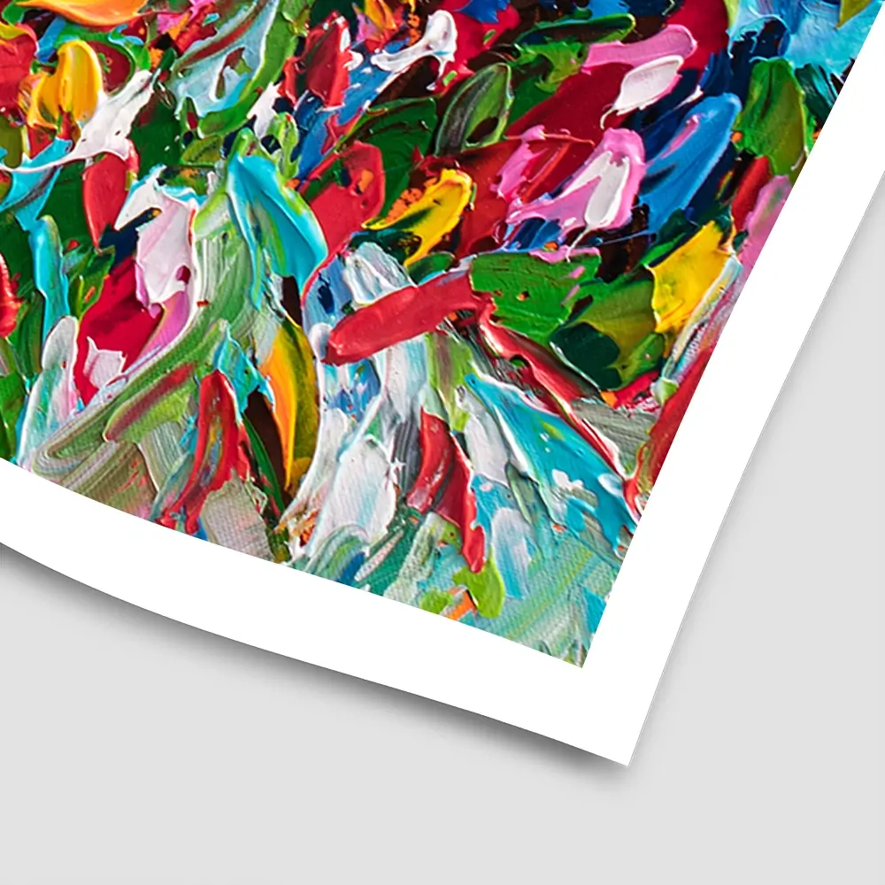 Colourful Nature Square Art Print Colourful Nature Square Art Print wall art product Olga Tkachyk