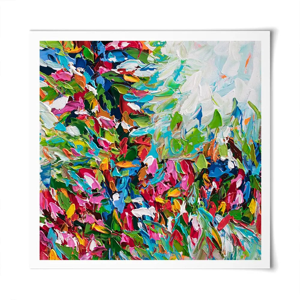 Colourful Nature Square Art Print Colourful Nature Square Art Print wall art product Olga Tkachyk
