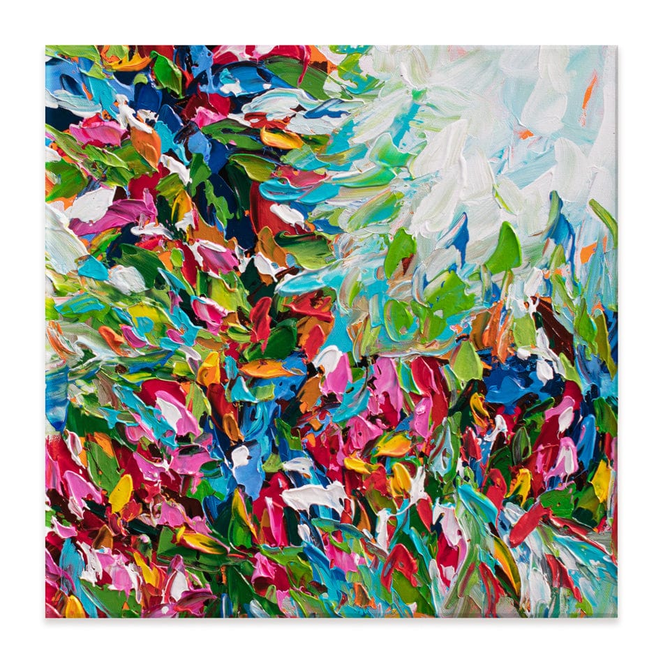 Colourful Nature Square Canvas Print wall art product Olga Tkachyk