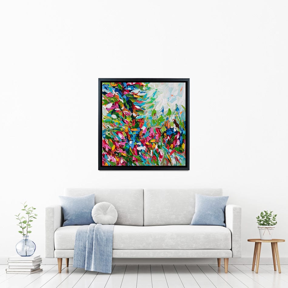 Colourful Nature Square Canvas Print wall art product Olga Tkachyk