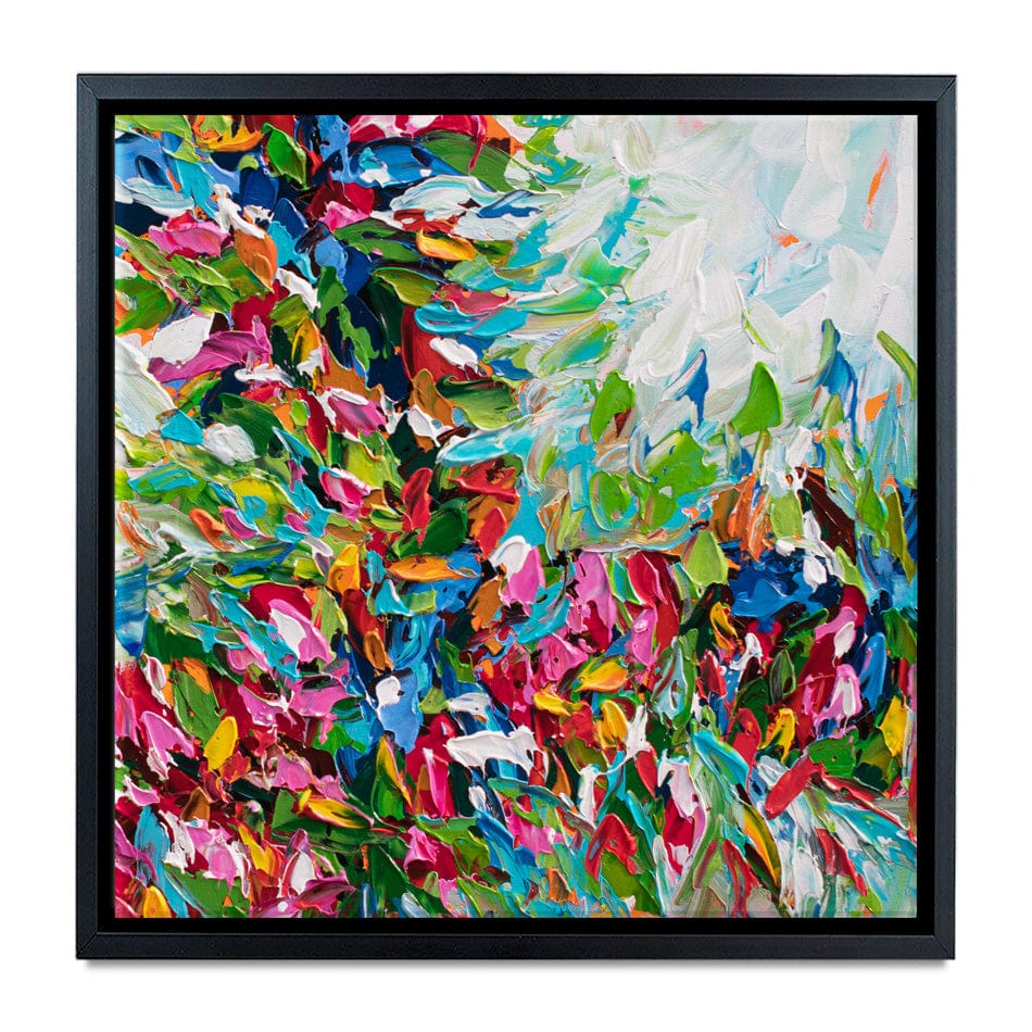 Colourful Nature Square Canvas Print wall art product Olga Tkachyk