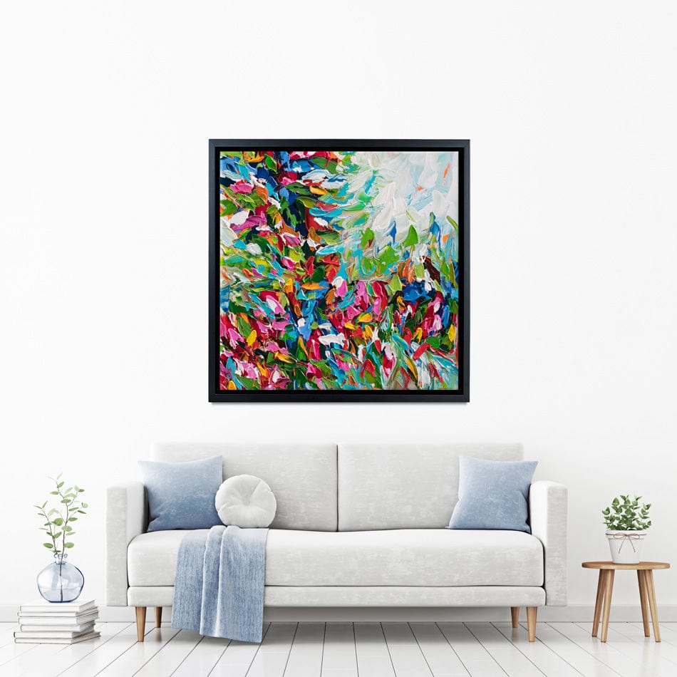 Colourful Nature Square Canvas Print wall art product Olga Tkachyk