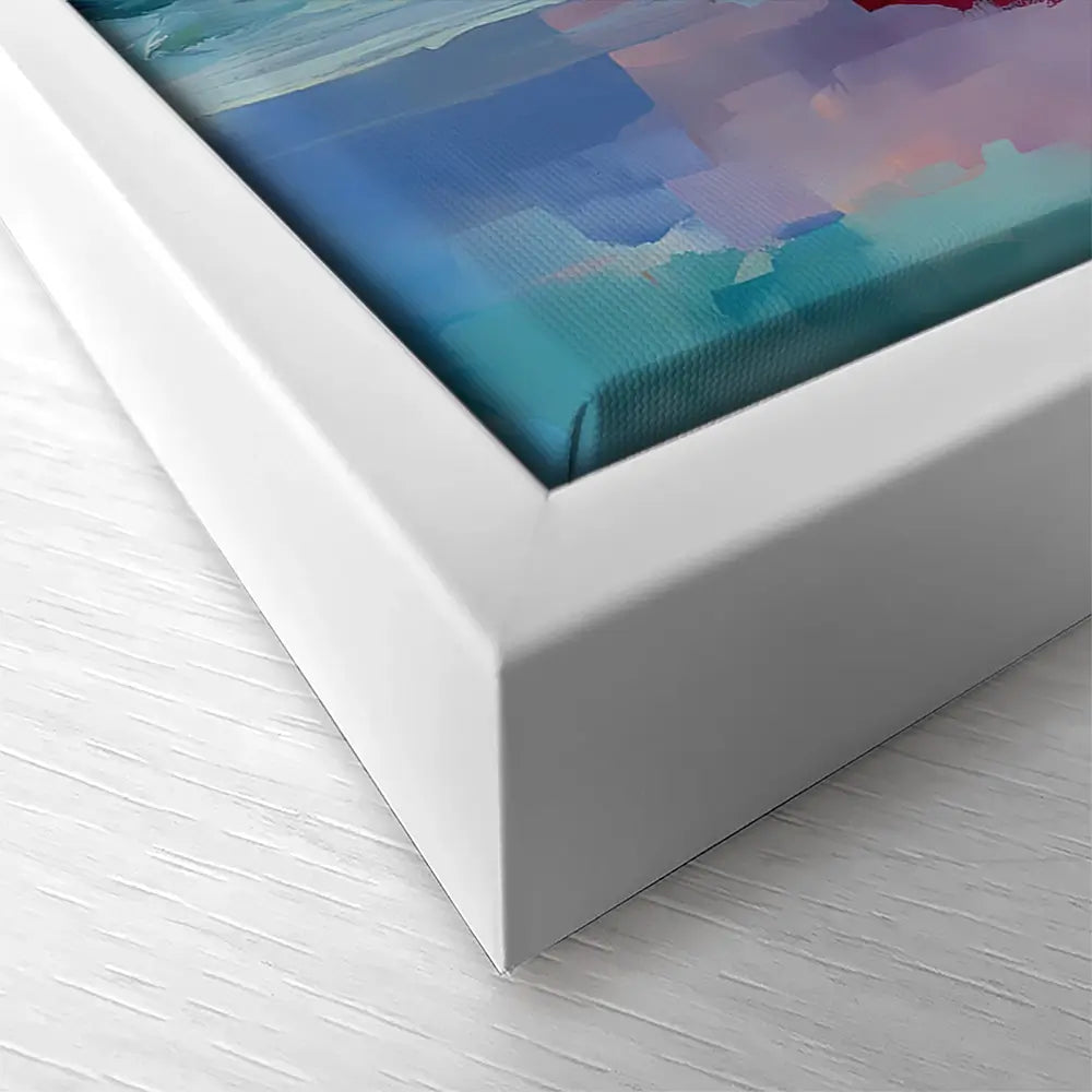 Colourful Ocean Shore Oversized Canvas Print Colourful Ocean Shore Oversized Canvas Print wall art product Leon Devenice