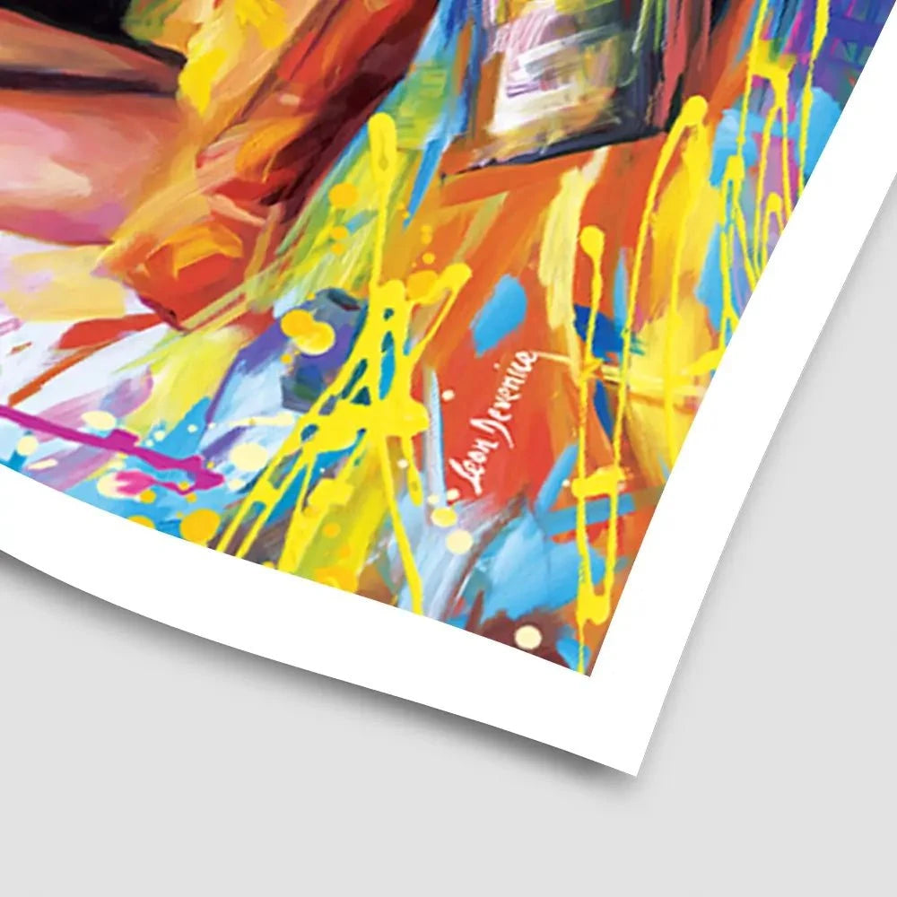 Colourful Pulp Fiction Art Print Colourful Pulp Fiction Art Print wall art product Leon Devenice