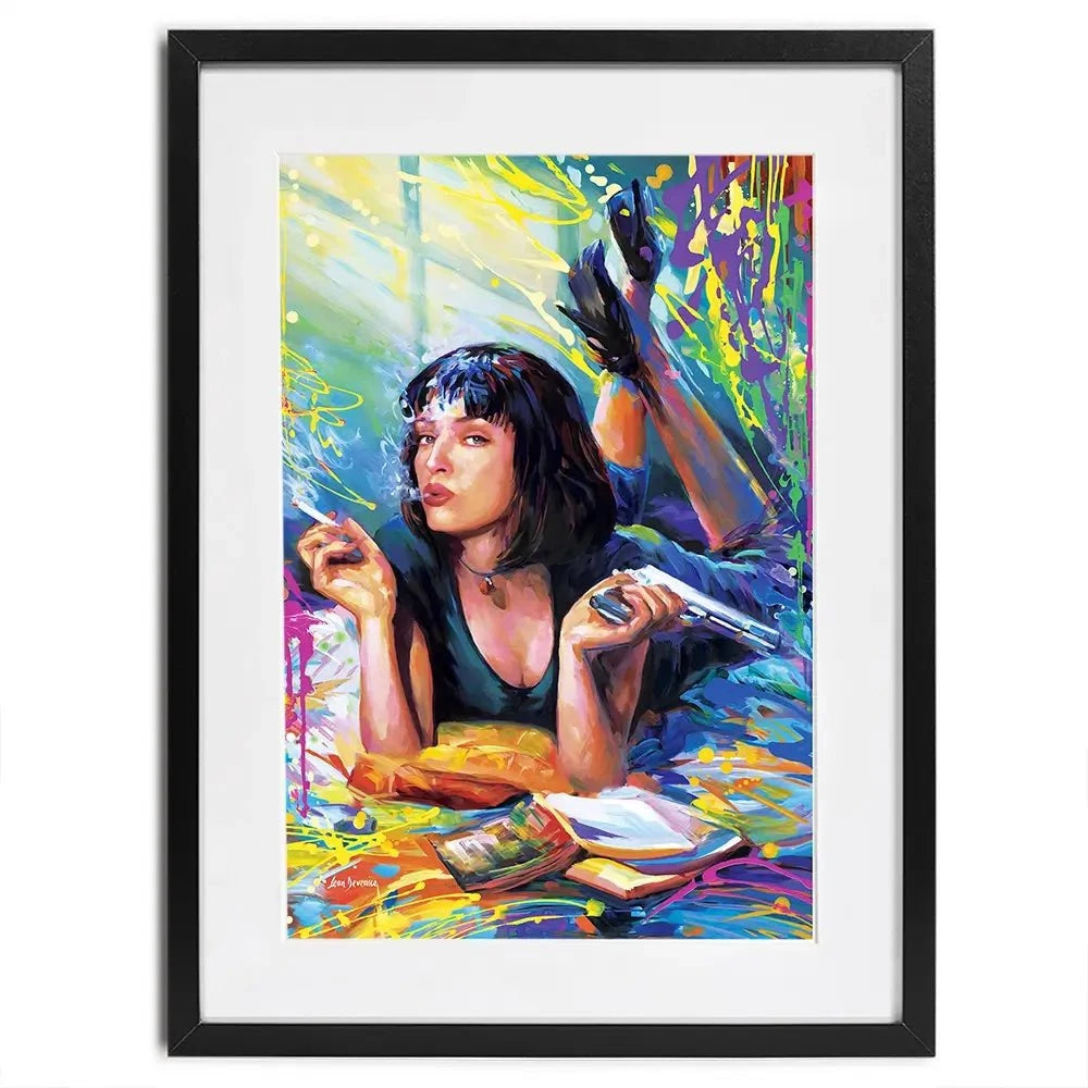 Colourful Pulp Fiction Framed Art Print Colourful Pulp Fiction Framed Art Print wall art product Leon Devenice
