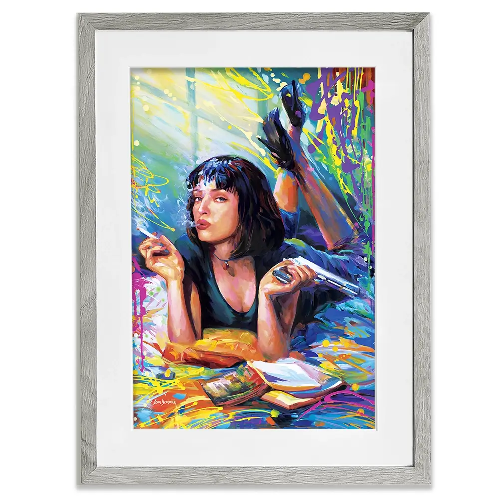 Colourful Pulp Fiction Framed Art Print Colourful Pulp Fiction Framed Art Print wall art product Leon Devenice