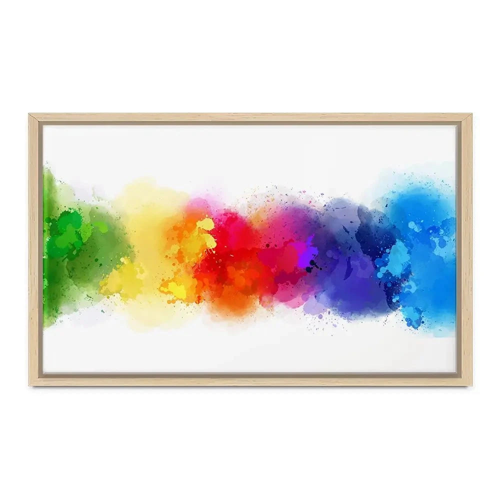 Colourful Rainbow Canvas Print Colourful Rainbow Canvas Print wall art product MiTo Design / Shutterstock