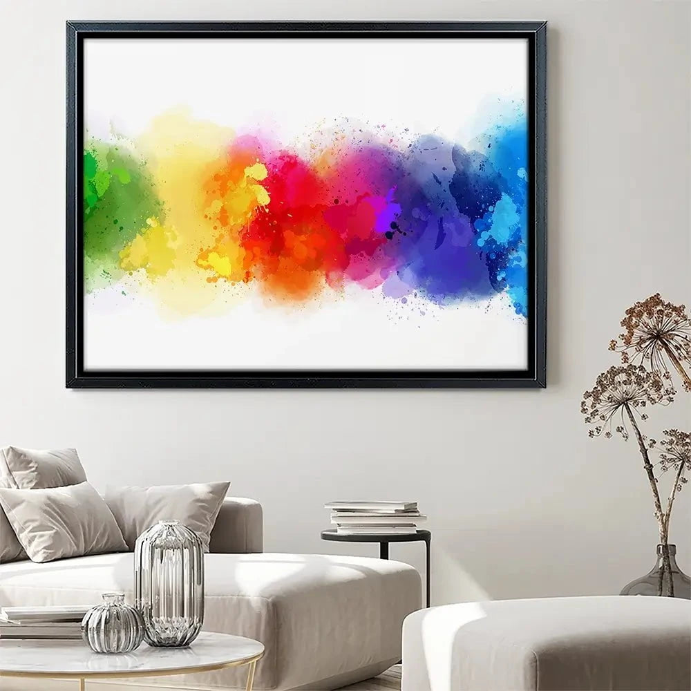 Colourful Rainbow Canvas Print Colourful Rainbow Canvas Print wall art product MiTo Design / Shutterstock