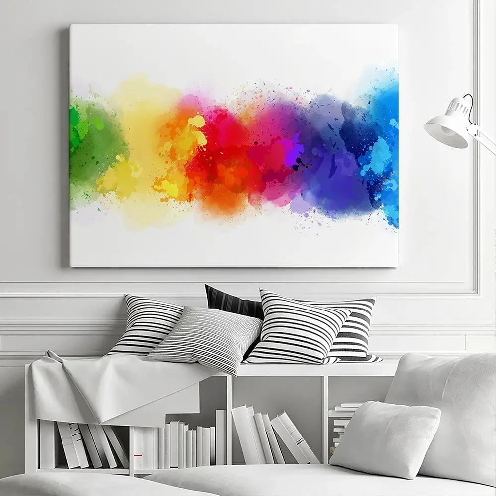Colourful Rainbow Canvas Print Colourful Rainbow Canvas Print wall art product MiTo Design / Shutterstock
