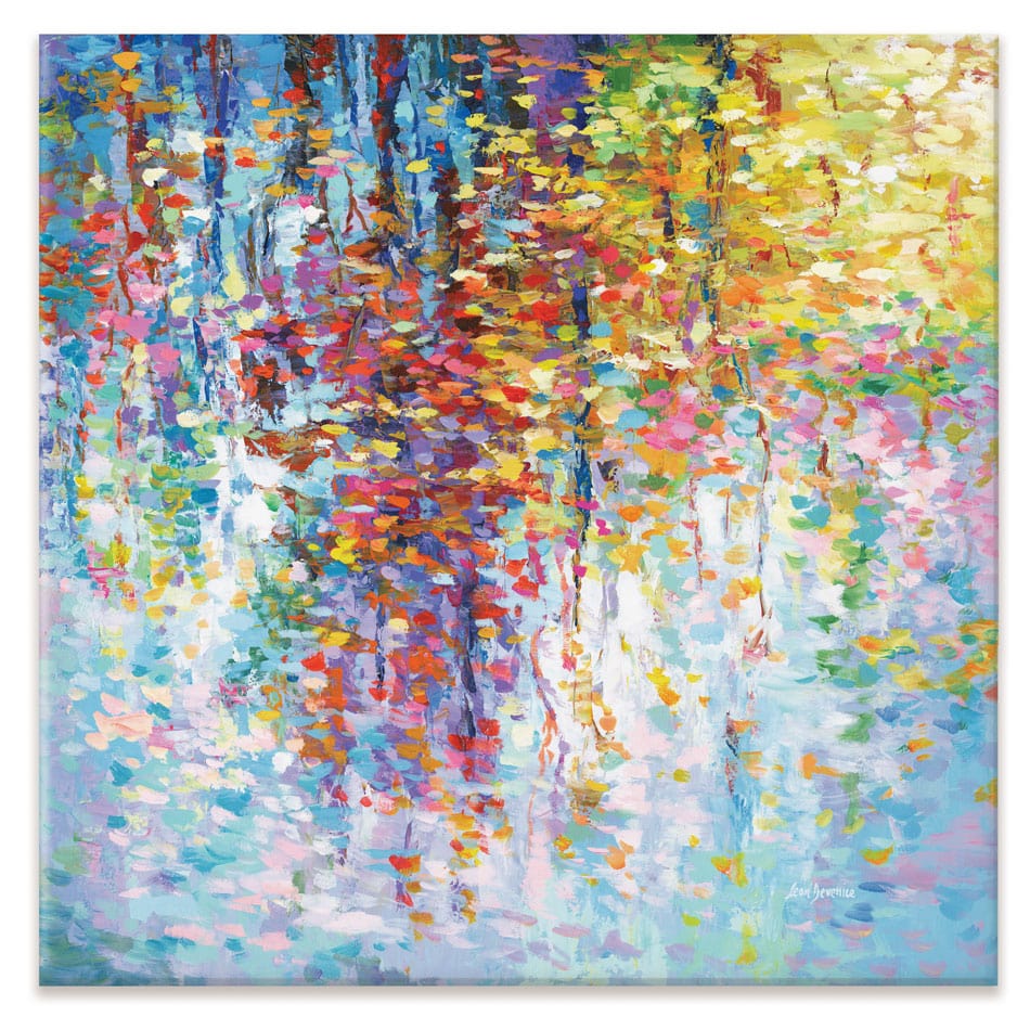 Colourful Reflections 2 Canvas Print wall art product Leon Devenice