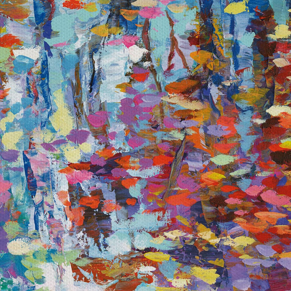 Colourful Reflections 2 Canvas Print wall art product Leon Devenice