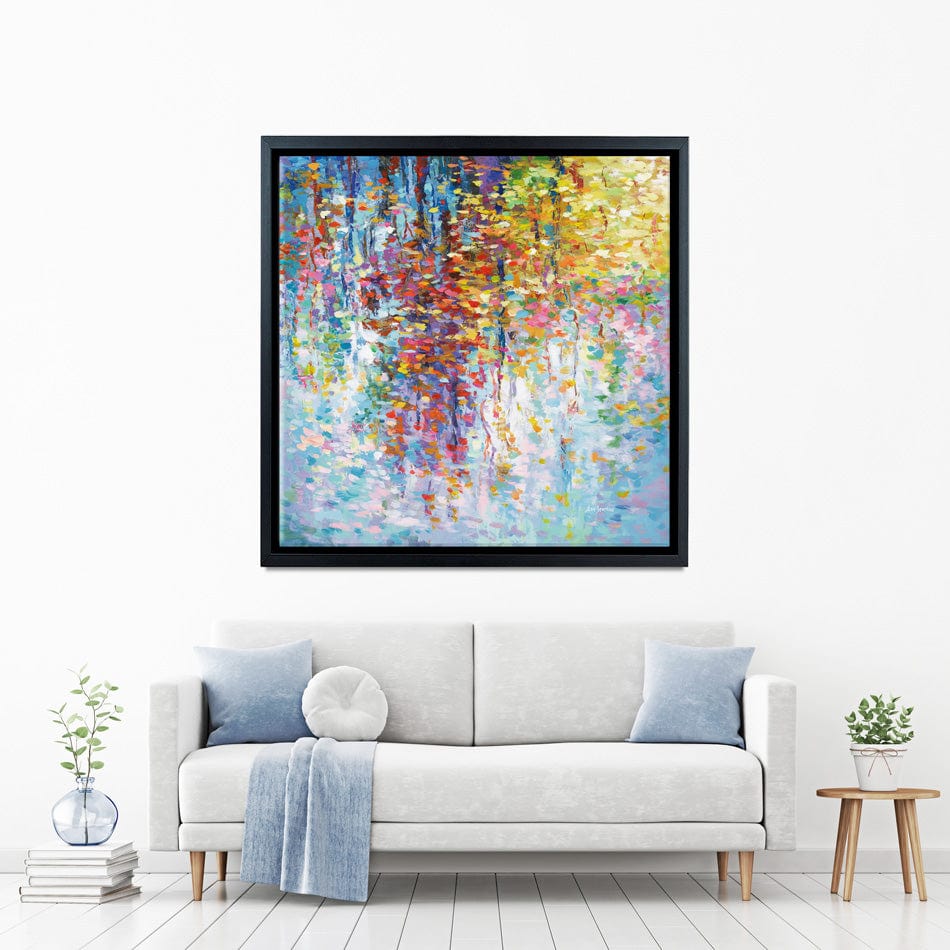 Colourful Reflections 2 Canvas Print wall art product Leon Devenice