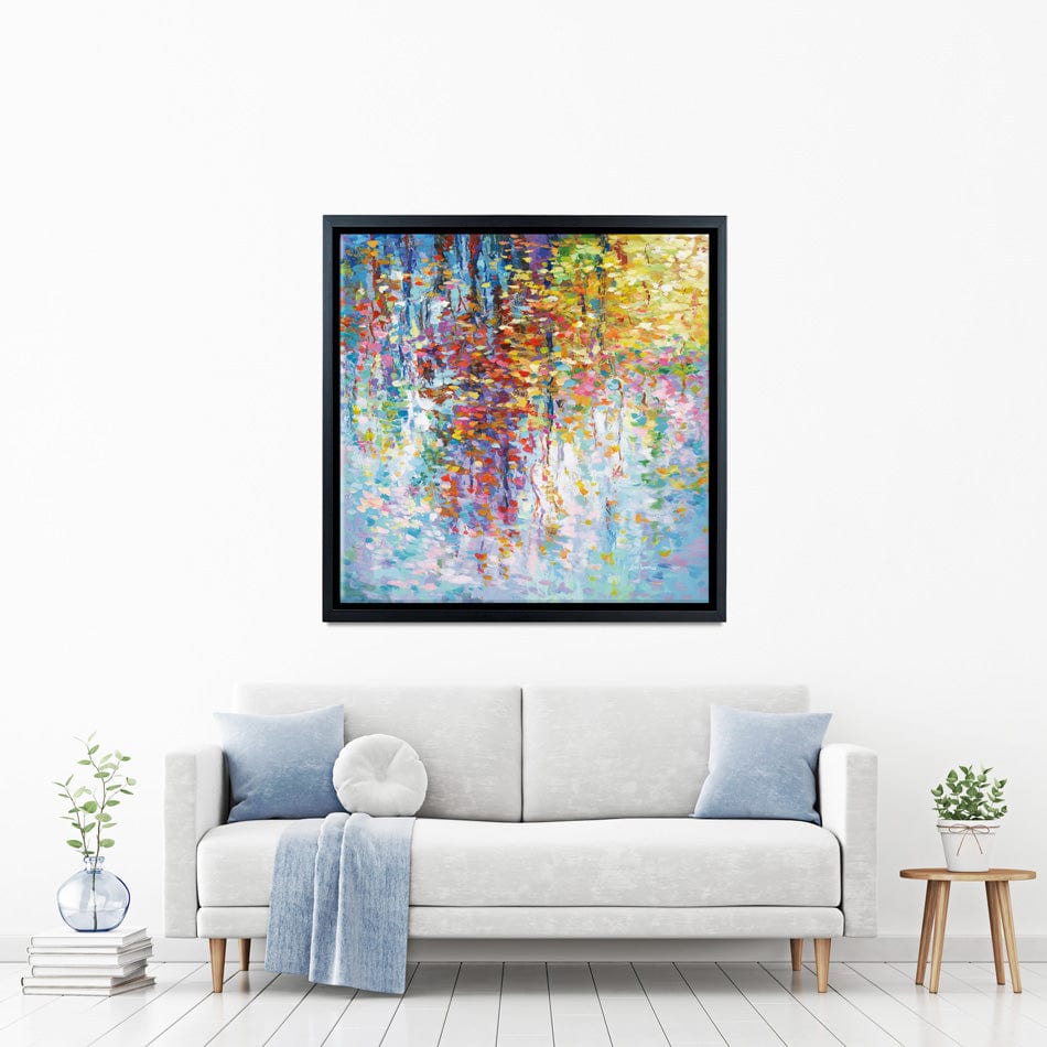 Colourful Reflections 2 Canvas Print wall art product Leon Devenice