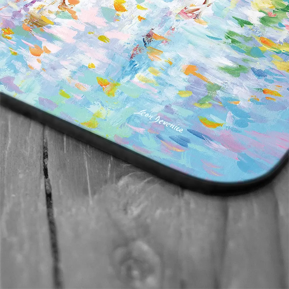 Colourful Reflections 2 Coaster Set Colourful Reflections 2 Coaster Set wall art product Leon Devenice