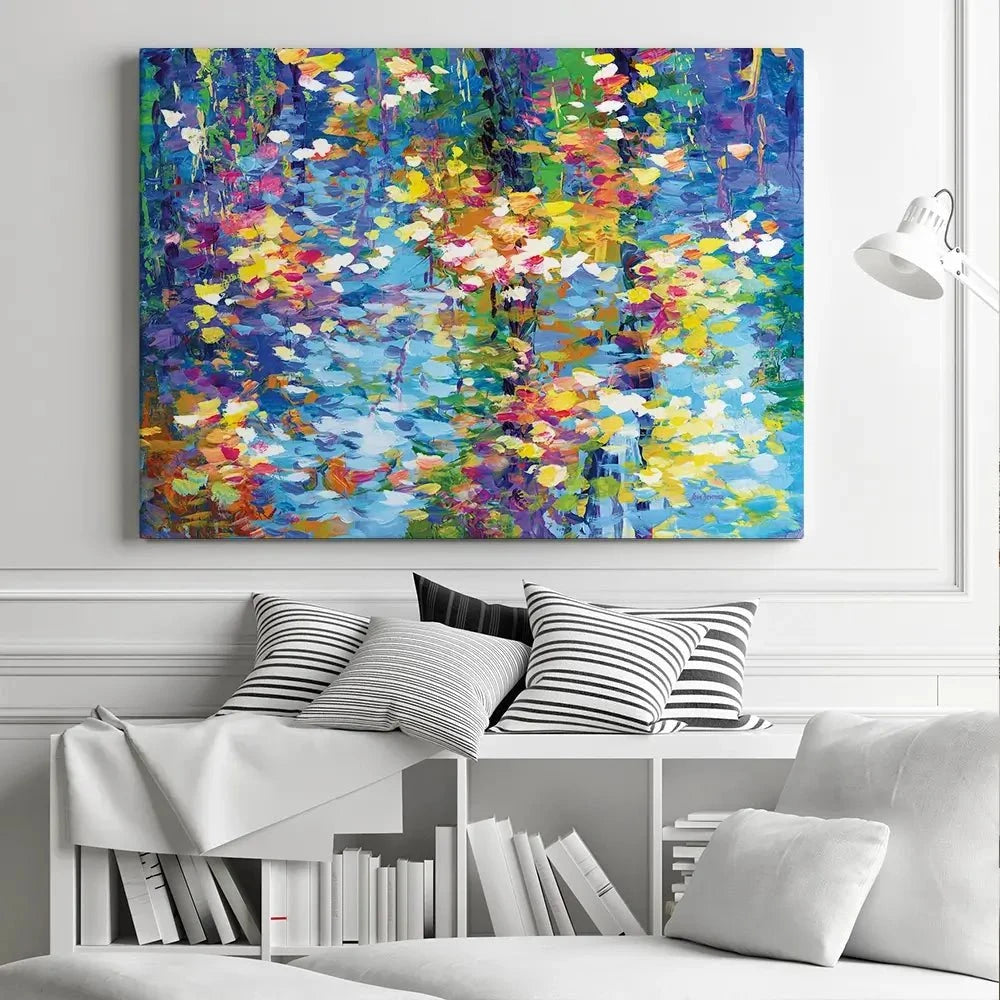Colourful Reflections Canvas Print Colourful Reflections Canvas Print wall art product Leon Devenice