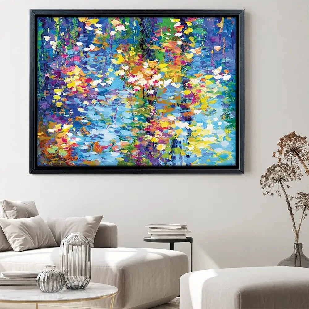 Colourful Reflections Canvas Print Colourful Reflections Canvas Print wall art product Leon Devenice